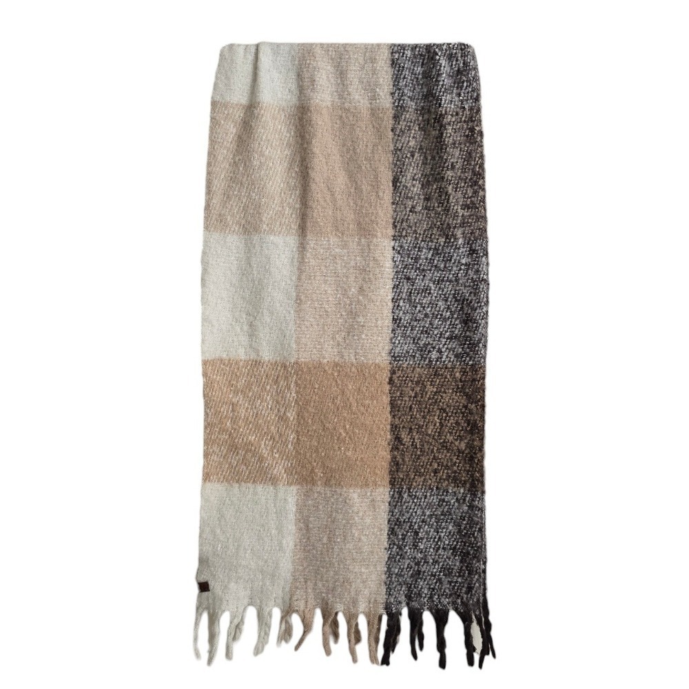 Lucky Brand Recycled Colorblock Blanket Scarf